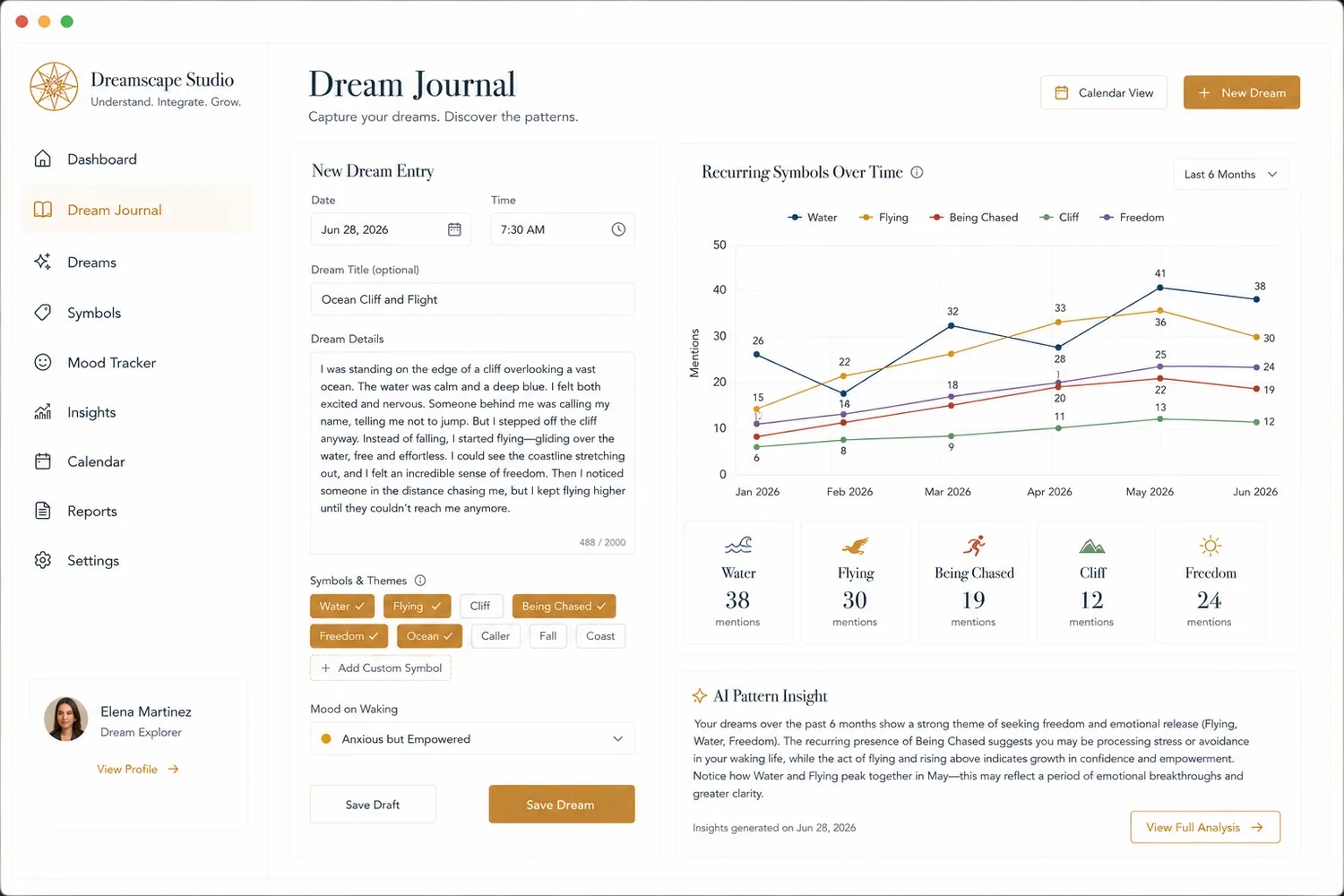 Dream Journal Widget